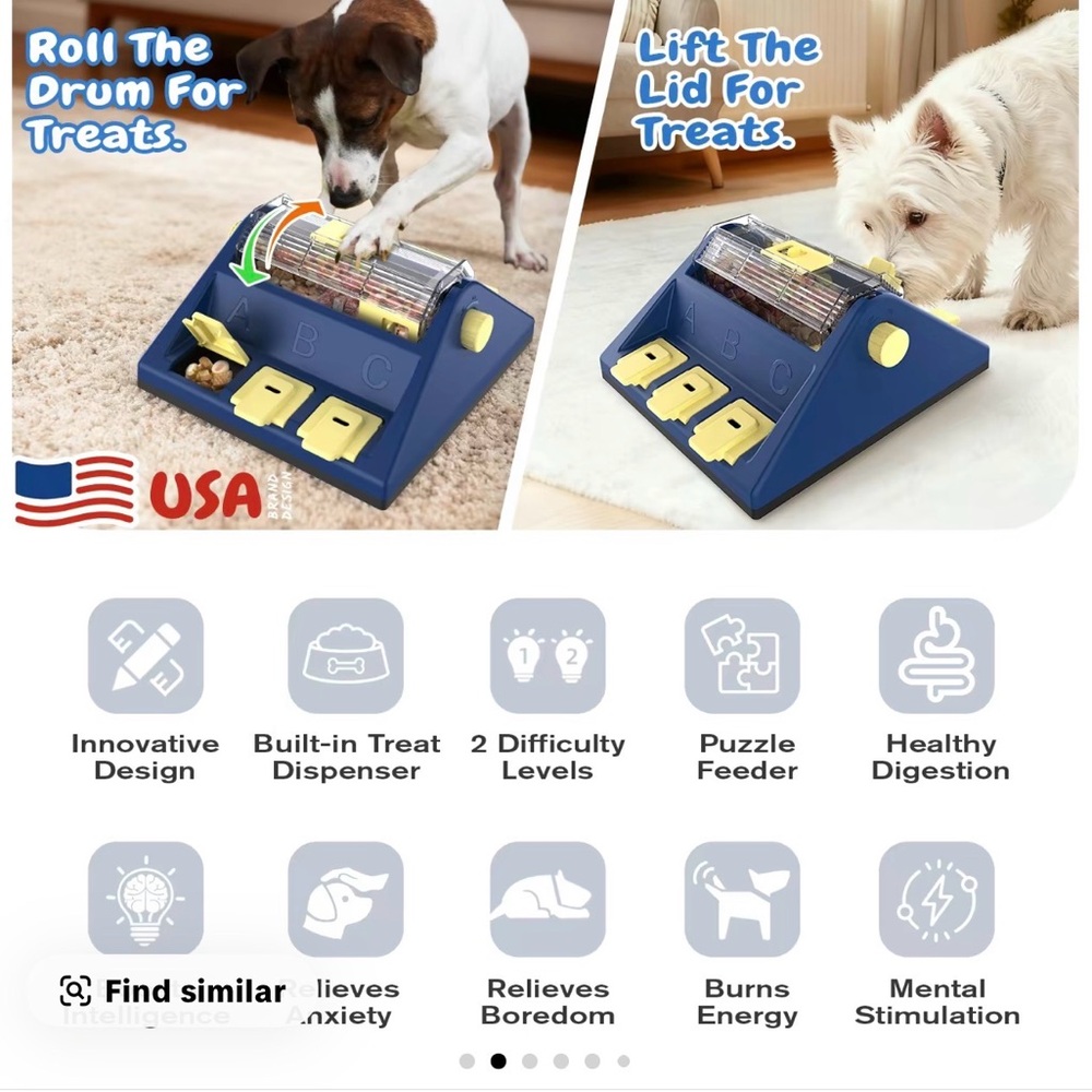Interactive Pet Treat Dispenser Toy